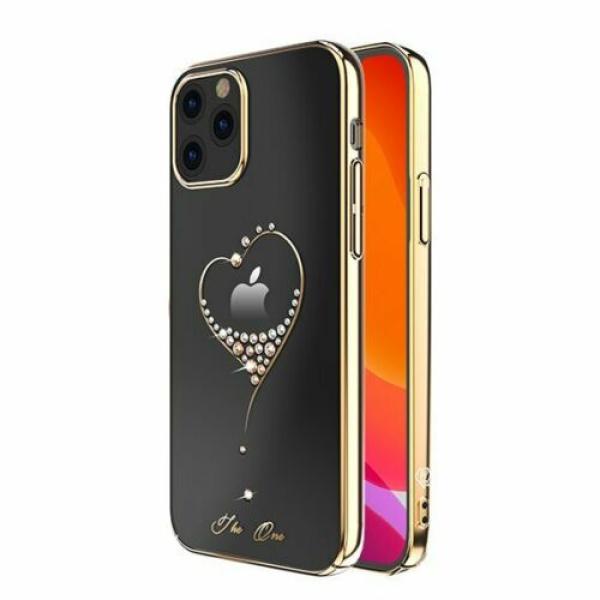 Kingxbar Wish Schutzhülle mit Swarovski-Kristallen iPhone 12 mini gold